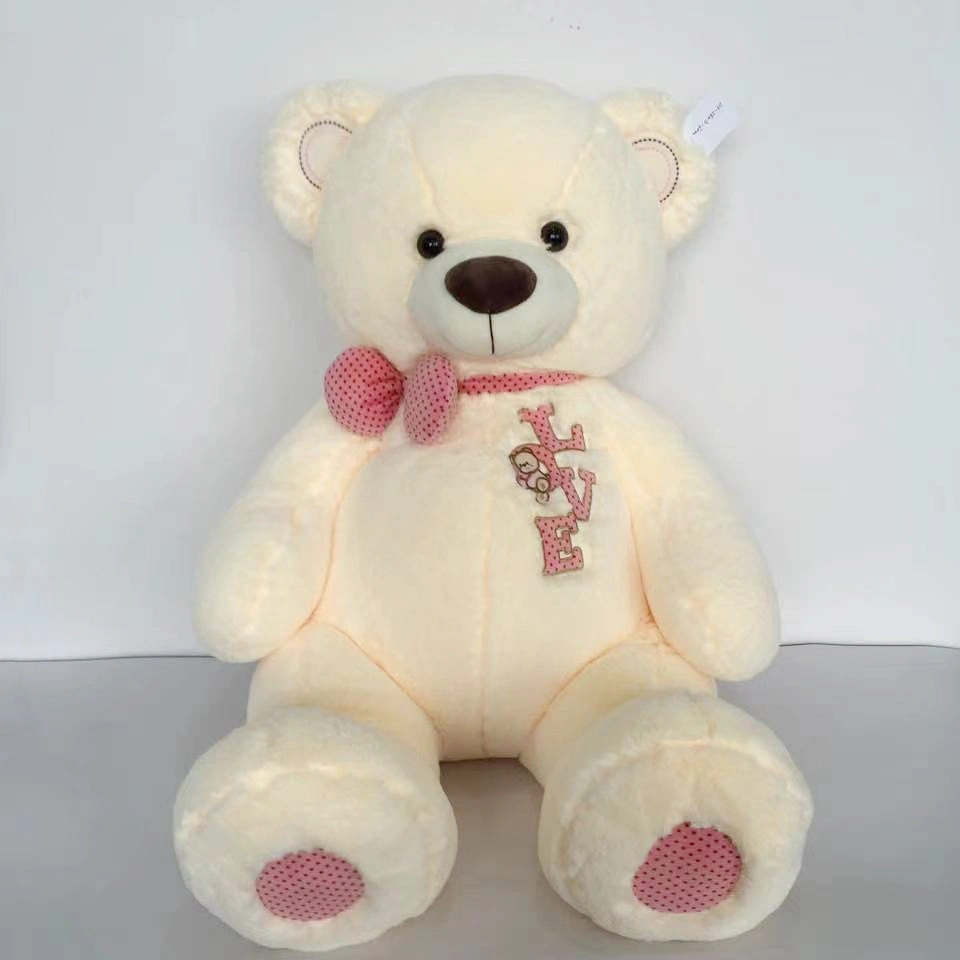 Regalo de San Valentín personalizada oso almohada adorable oso de peluche rosa OEM de juguete de peluche de oso de peluche