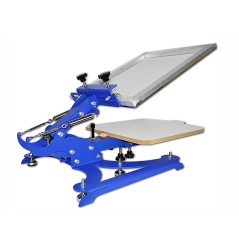 One Color Manual Silk Textiles Screen Printer Screen Printing Machine