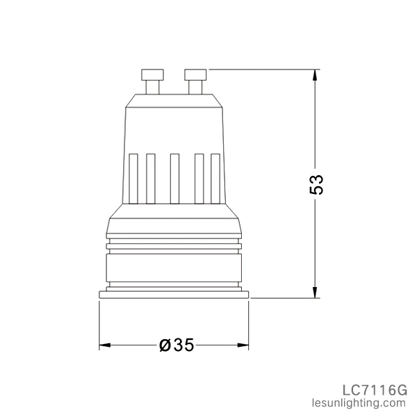 New Factory Price 1W GU10 LED Spotlight /Cabinet Light LC7116g