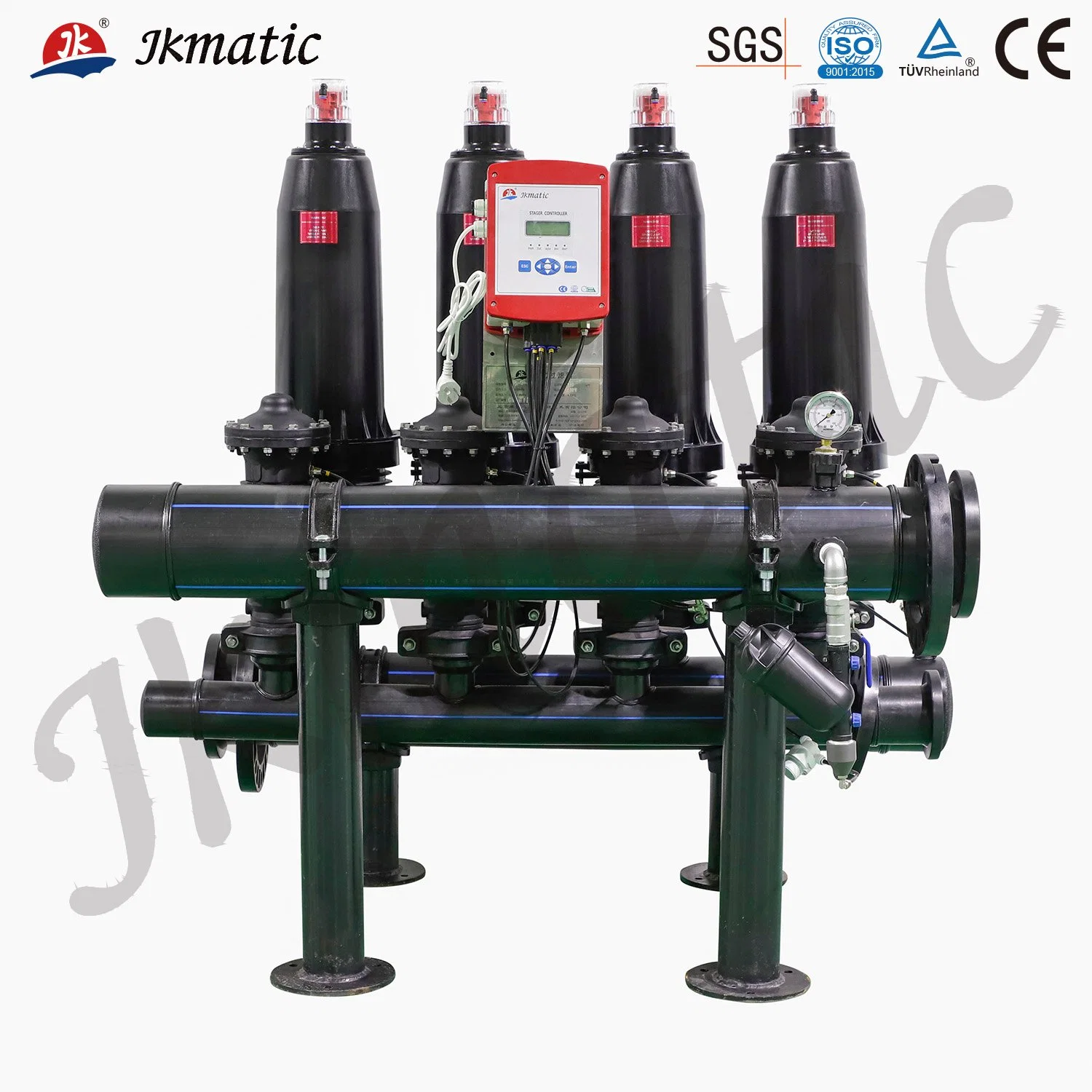 Automatic Washing Water Filtration for Water Treatment Purification Filter Purifier Filling Bottling Plant Reverse Osmosis Machine