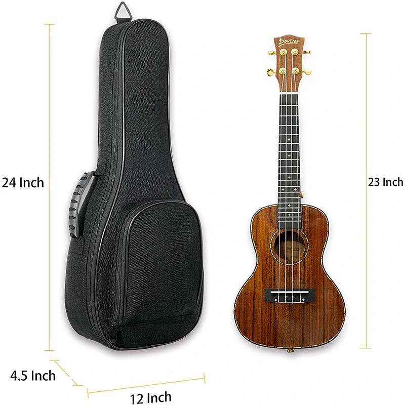 Waterproof Adjustable Shoulder Instrument Protect Padded Ukelele Storage Bag Unisex