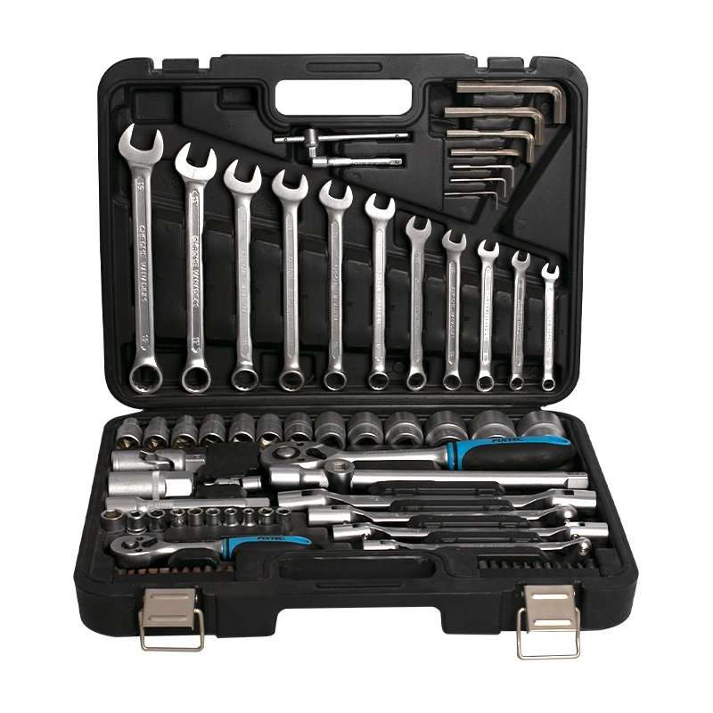 Fixtec Professional Full-Range-Hand-Tools-Sets Auto-Reparatur-Tool Satz Steckschlüssel-Satz mit Fertigware