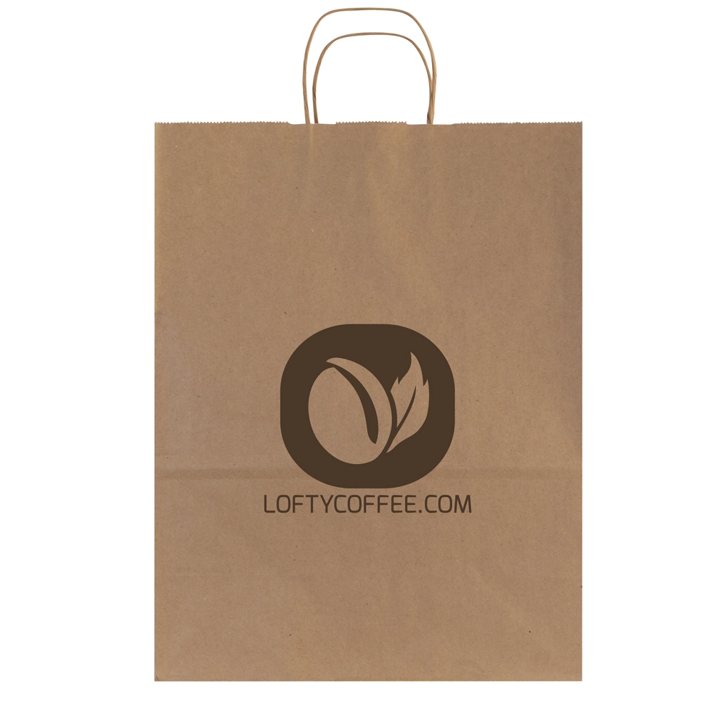 Custom Craft Paper Bag for Carry out Apparel with Handles