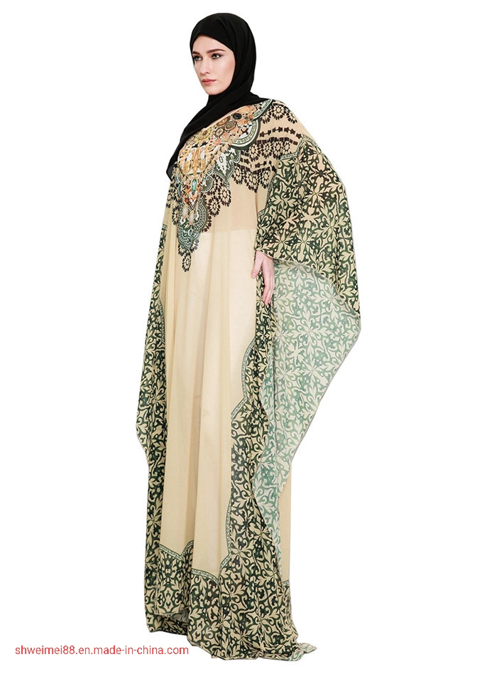 2020 Nuevo diseño Mayorista/Proveedor Ropa de Mujer Dubai Kaftan Farasha Caftan Vestido Largo Maxi Abaya Canadá Kimono Manga Caliente Ropa de Mujer Musulmana Talla Grande Fábrica