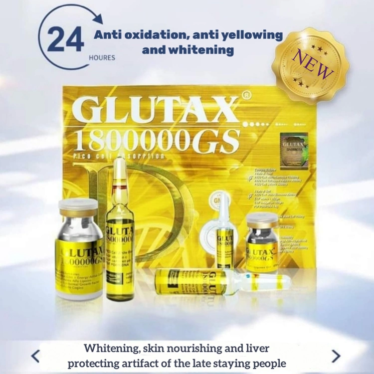 Glutax 180 000 GS Glutax 70 000GS original IV Glutationa injeção cuidados da pele Luthione conjuntos clareadores Whitening Products Cell Injecção de absorção