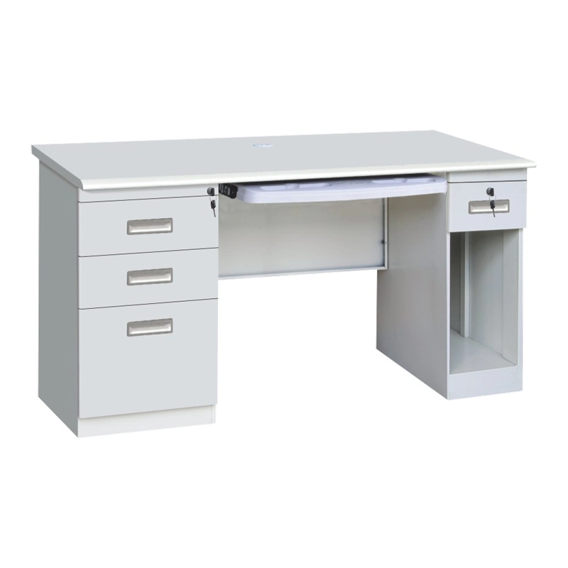 CEO de mobiliario de oficina últimos diseños de tabla de la Oficina de la Oficina de melamina con armazón de metal
