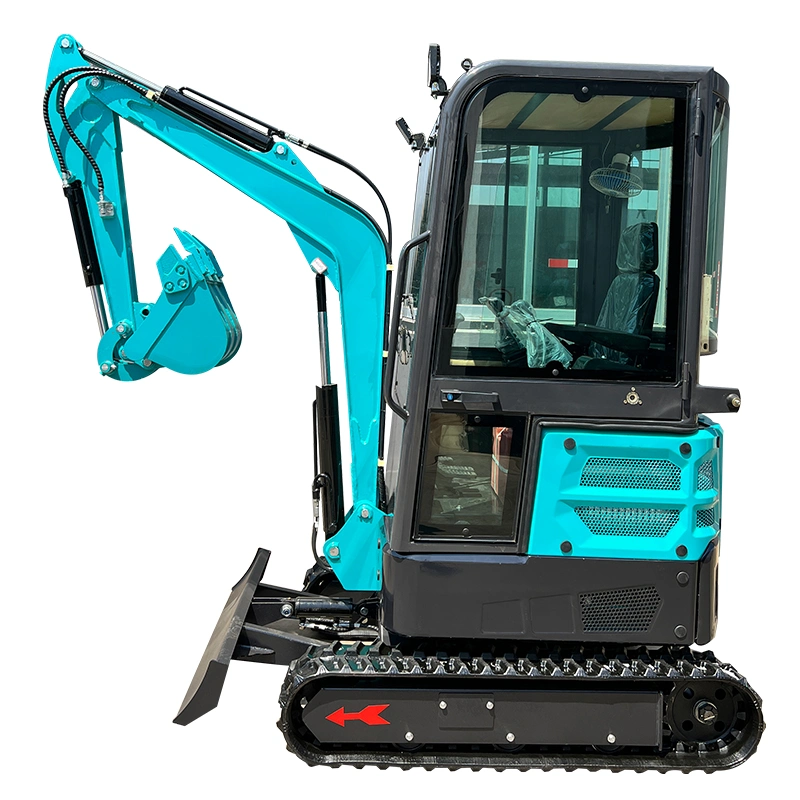 China Titan brand cheap price 1 ton 1.2 ton crawler mini excavator excavator can add air conditioner