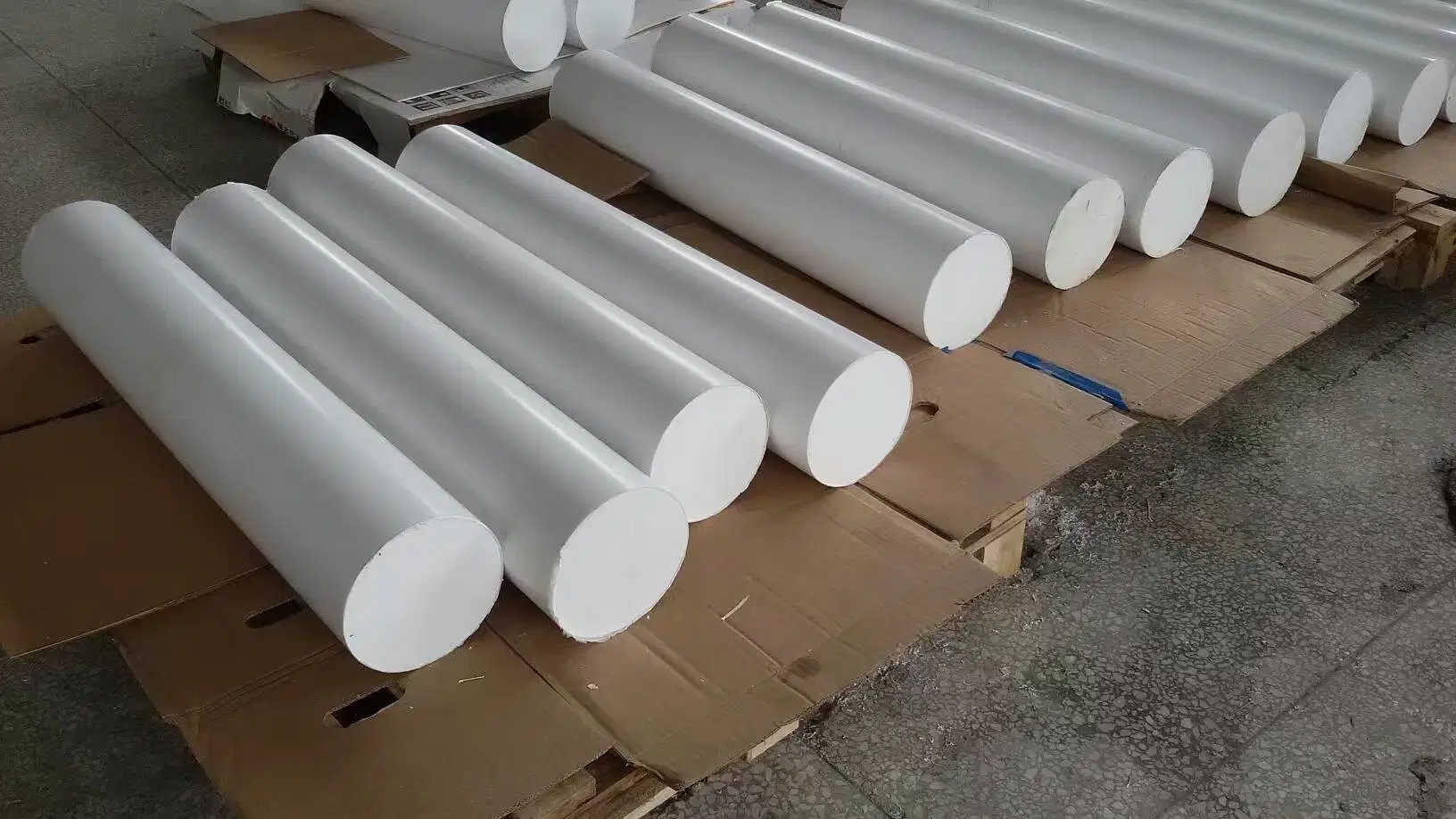 PTFE Molded Rods Semifinished PTFE Products PTFE Compounds Material Available