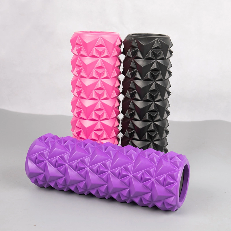 Hot Sell 2021 Amazon Massage Foam Roller Custom Logo Exercise Yoga Roller Eco-Friendly EVA Gym Roller Supplier