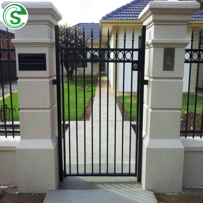 Europe Popular Galvanized Metal Garden Swing Fence Gate