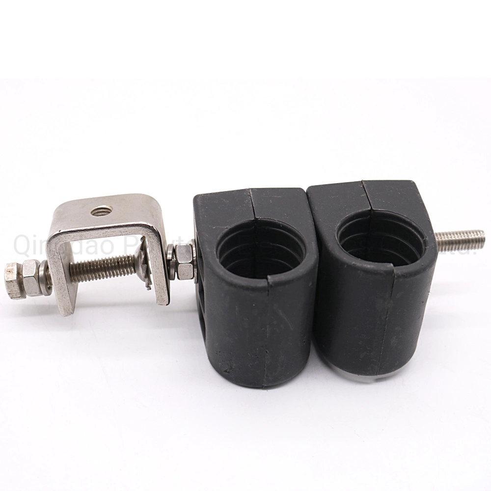 Telecom Parts Power Cable Two Type Feeder Cable Clamp