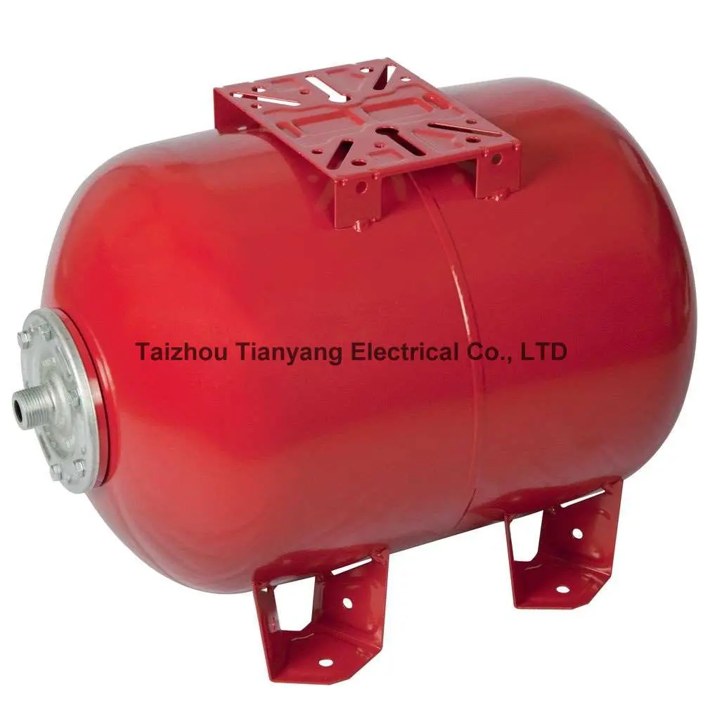 Horizontal Diaphragm Membrane Pressure Tanks Vessels of 50 Liter Capacity