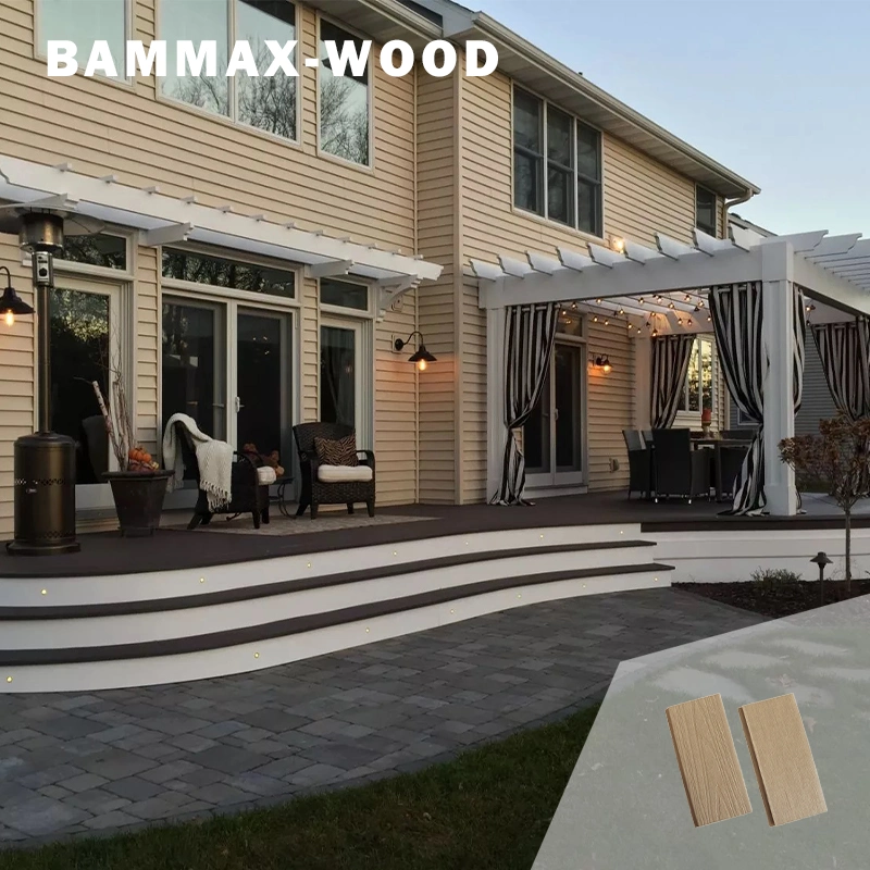 Fumigated Pallet Outdoor Bammax 150*20 mm Bamboo Panel Wall Cladding