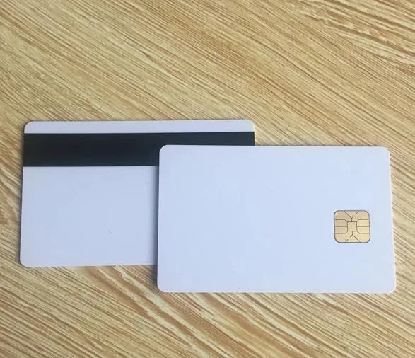 Printable Glossy PVC White Blank Card Plastic ID Cards with Magnetic Stripe 300OE or 2750OE