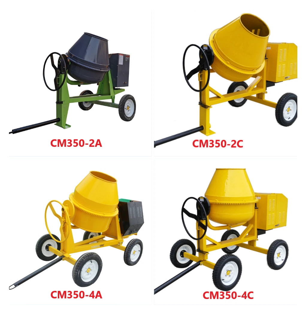 300L 400L 500L 600L 800L Concrete Mixer Hydraulic Diesel Gasoline Electric Motor Cement Mixer