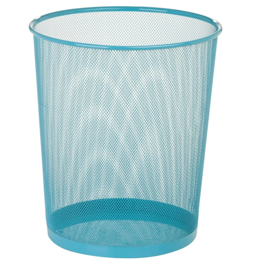 Steel Mesh Powder-Coated Waste Basket