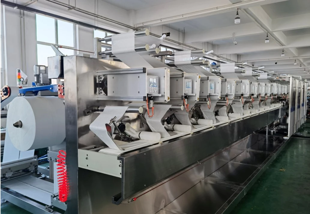 Full-Automation Pocket Wet Wipe Packing Machine Factory Manufacturing Machine for Make up Remove