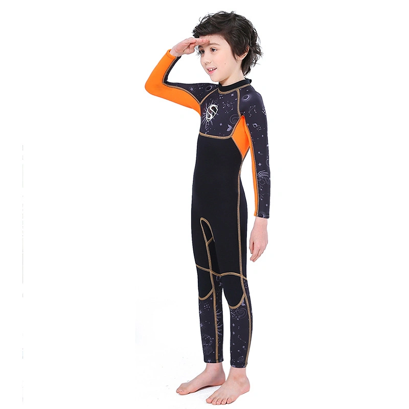 Novo design de 2,5 mm Preto e Blue Boy Diving Suit para Venda