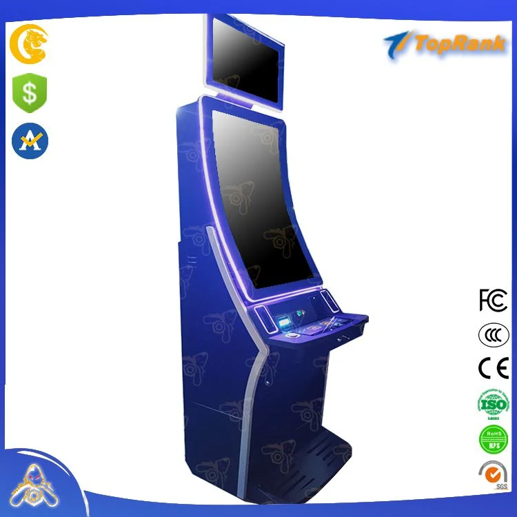 Newest High Profit 43 Inch Curved Touch Screen Arcade Cabinet Skill Game Casino Cash Gambling Slot Machine Multi Game Amusement Jinse Dao Multi 4 in 1
