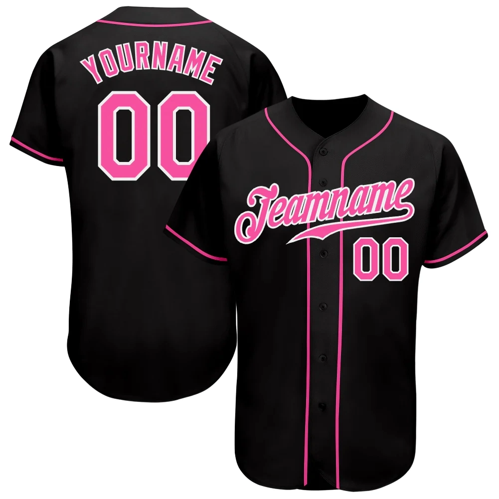 Wholesale Personalized Sportswear Custom Team Printing Logo Breathable Polyester Baseball Jersey