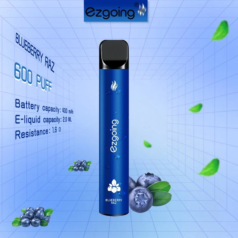 UK Hot Sell Elf Vape 600 2% All Colors Ezgoing Bar 600 Disposable/Chargeable Packaging Kit