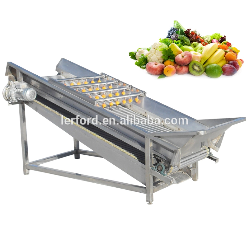 Automatic High Pressure Spray Vegetable Washing and Elevator Machine