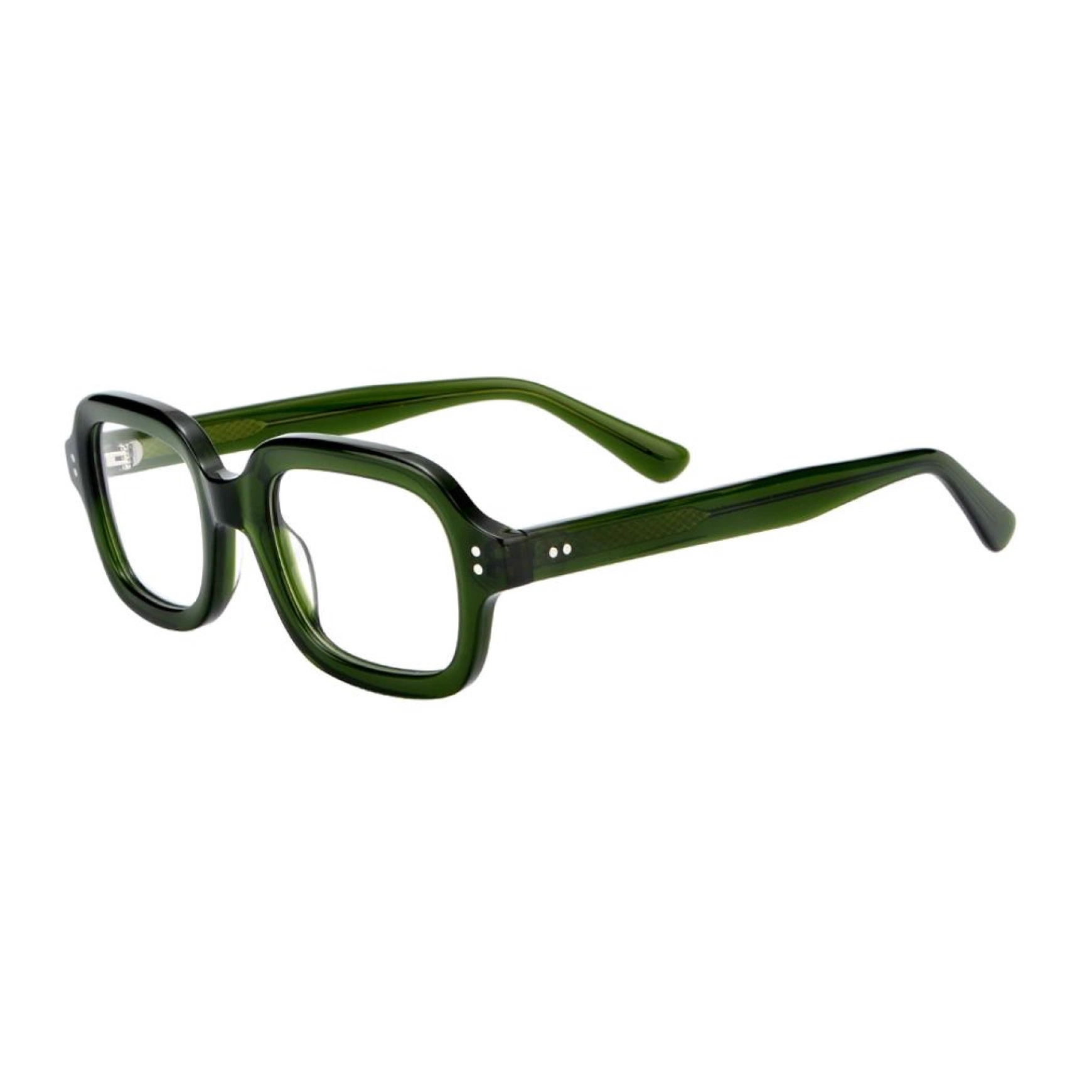 Hot Selling Acetate Rectangle Heavy Thick Eyewear Myopic Shiny Optical Frames