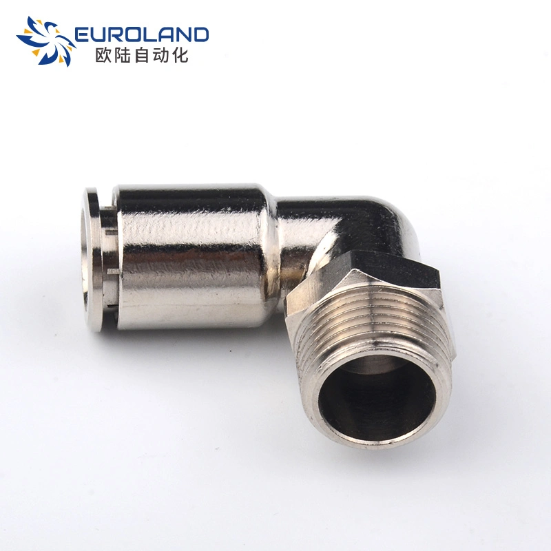 Oulu Anmaspc Euroland Factory Outlet Elbow Copper Male Pneumatic Connector Pipe Fitting Air Hose Tube Accessory Conduit Joint