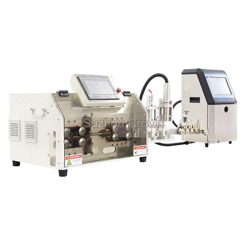 Cable Jacket Stripping Inkjet Printing Machine Wire Cutting and Stripping Machine Cable Stripping with Inkjet Printer Machine