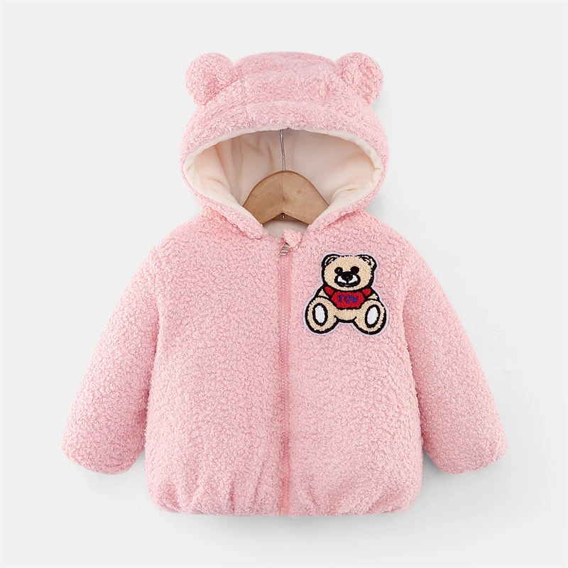 Winter Latest Cartoon Bear Warm Children's Fleece Cotton Coat Thickened