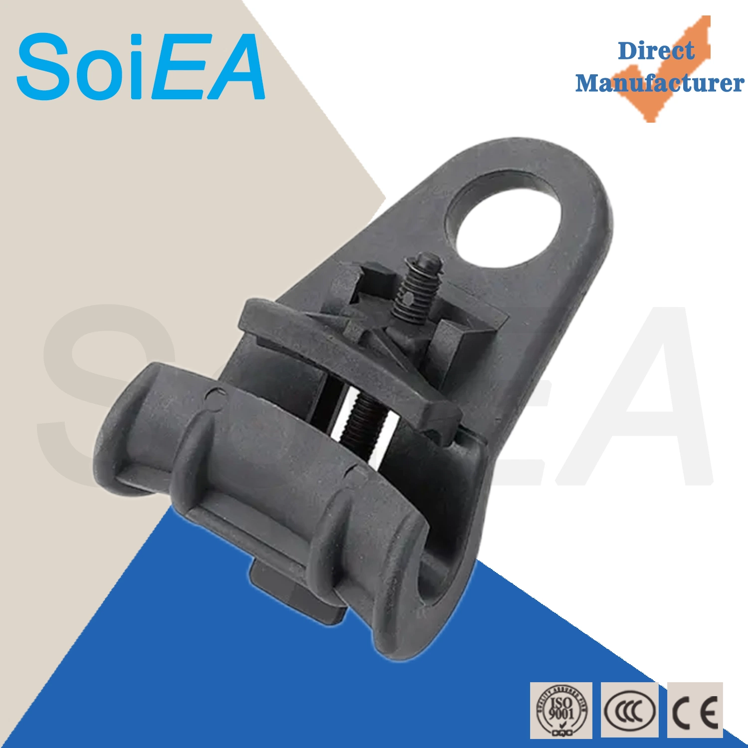 Electrical Power Fitting Accessories Plastic Fiber Optic Cable Suspension Clamp ADSS Suspension Cable Clamp Power Accessories