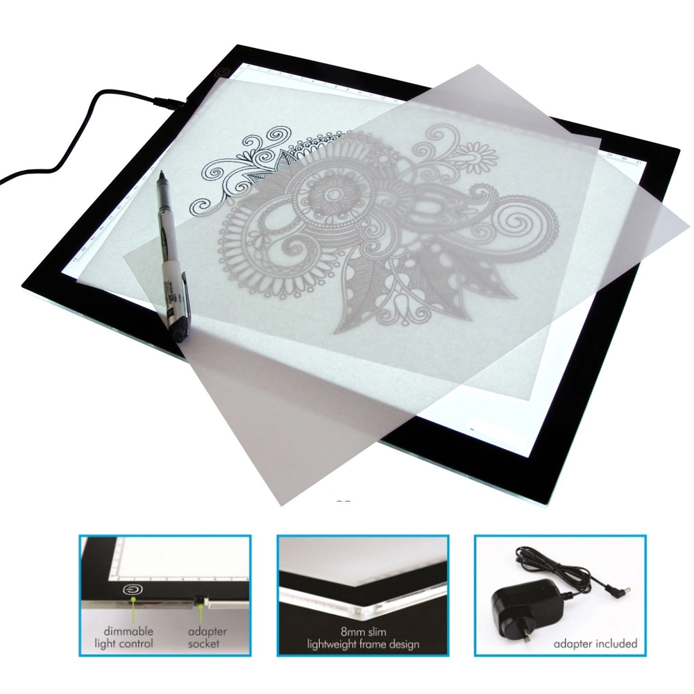 LED Leuchtkasten für Tracing Board Portable Light Pad Zeichnung A4 LED Trace Lights Skizze Geschenk für Kinder