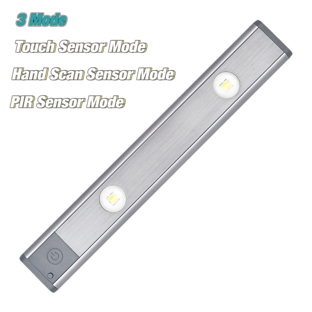 Wholesale/Supplier Quality LED Sensor Cabinet Home Decorative Lighting Modern 2W Energy-Saving Night Lamp Hot Rechargeable Under Cabinet Wardrobe Night Light