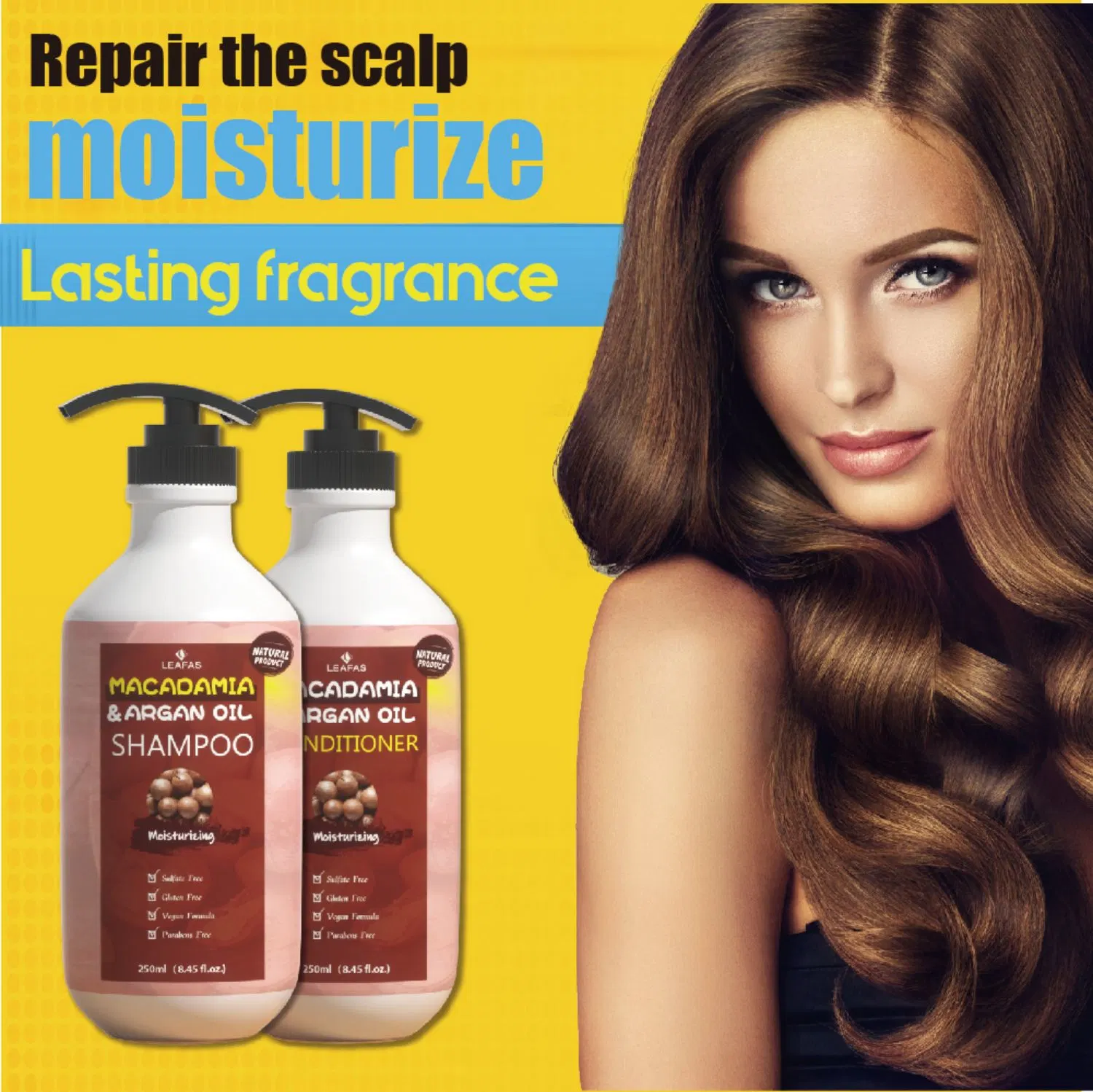 High quality/High cost performance  OEM Moisturizing Repairing Hair Shampoo for Hair Care