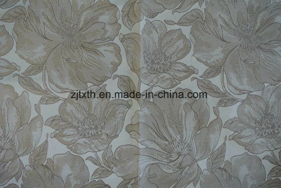 New Flower Pattern Jacquard Woven Upholstery Fabric