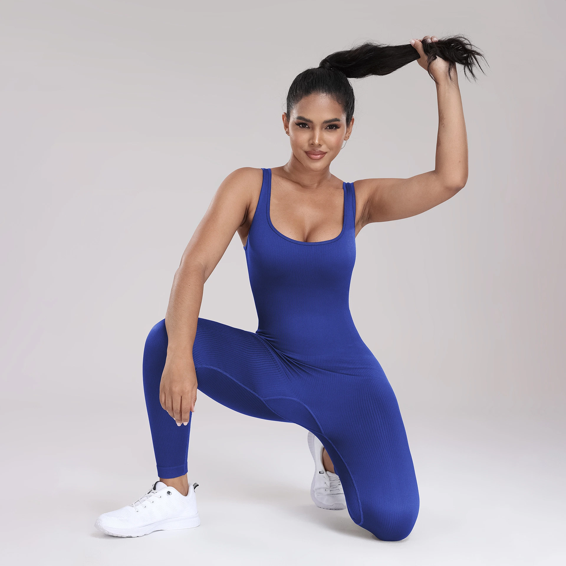 Mallas sin costuras de mujer cintura alta una pieza Fitness cómodo entrenamiento Legging