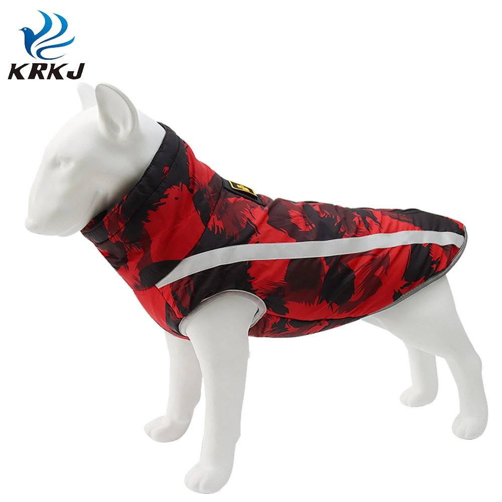 Tc6004 New Printed Fashion High quality/High cost performance  Pet Wear High Neck Dog Clothes Winter