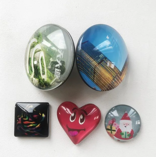 Promotional Crystal Glass Fridge Magnets