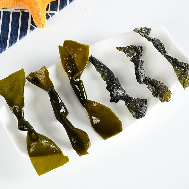 N04-6 Best Quality Kombu Natural Product Salted Dried Kelp Seaweed Knot
