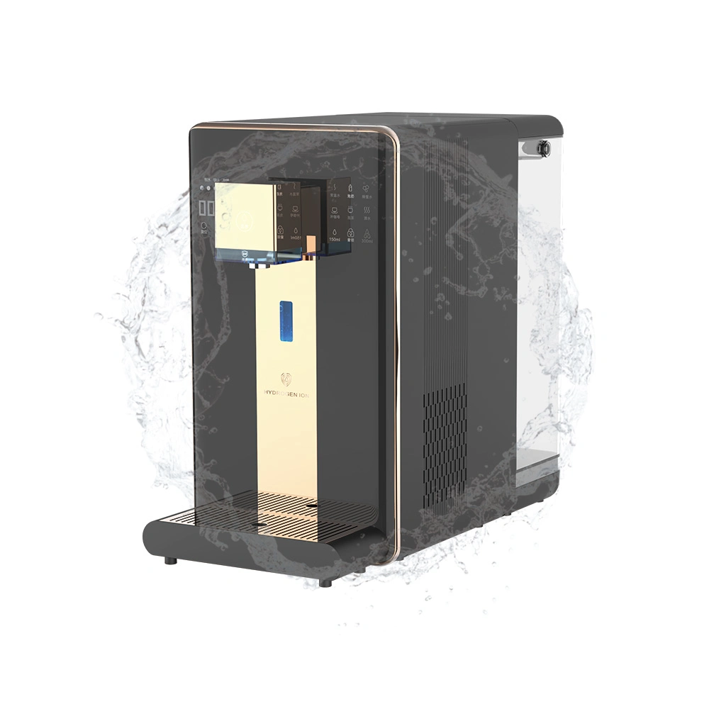 Accueil Comptoir de purification de l'eau potable osmose inverse de la machine refroidisseur d'eau distributeur automatique et à chaud