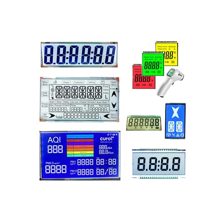 Flujo de gas de agua medidor inteligente de la pantalla LCD Cog