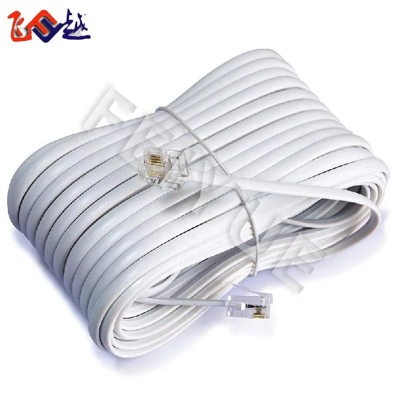 Rj11 Rj12 Rj50 4p4c 6p2c 6p4c 6c6c 8p8c 10p10c Flat Telephone Cable Communication Cable