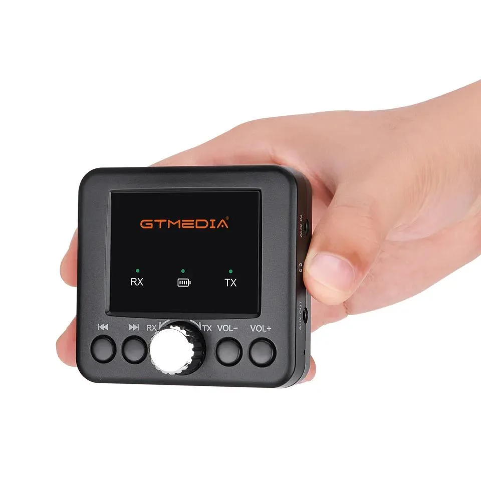 Gtmedia Rt05 Wireless DAC Converter Aux-Adapter 2,4GHz Bluetooth 5,0 Funksender und Empfänger