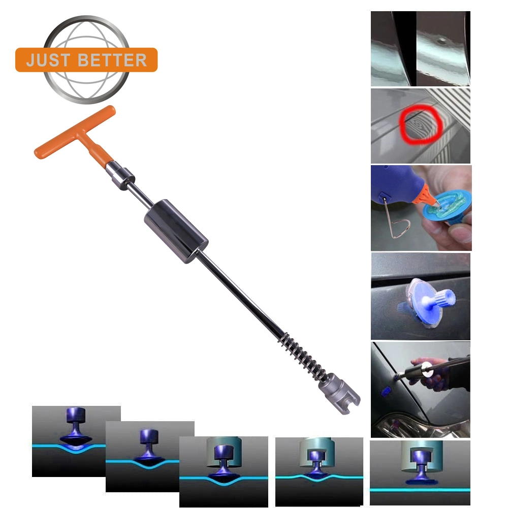 PVC-Griff Gleithammer 2 in 1 T Bar Reparatur Werkzeuge Leimabzieher Dent Abzieher Werkzeug