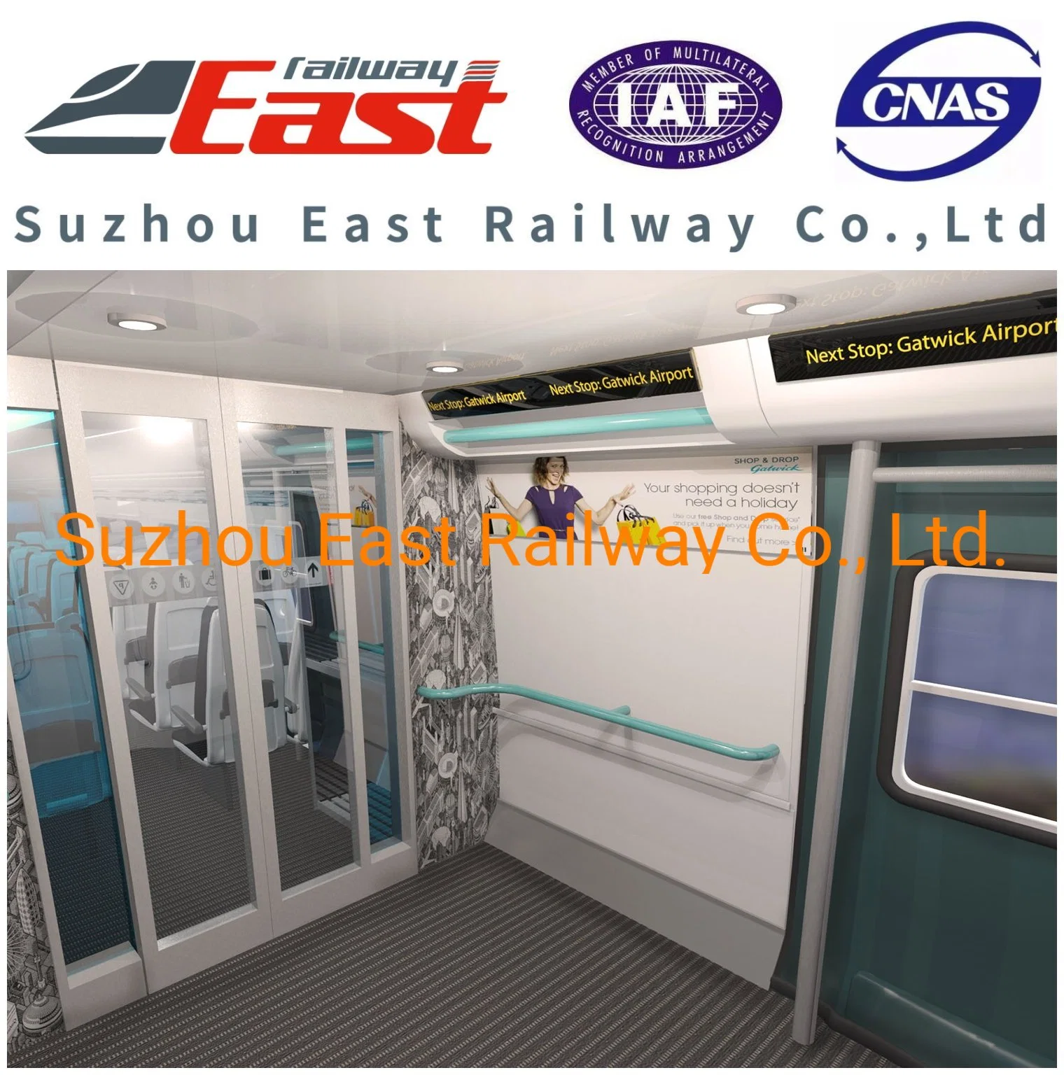 Railway Interior Solution for Passenger Car Coach/Emu/Lrt/Metro