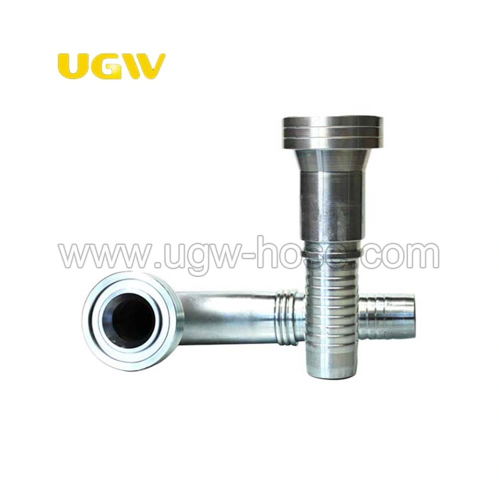 Quality Zinc Plating 2 Piece Fittings Eaton Crimped Hose End Connector