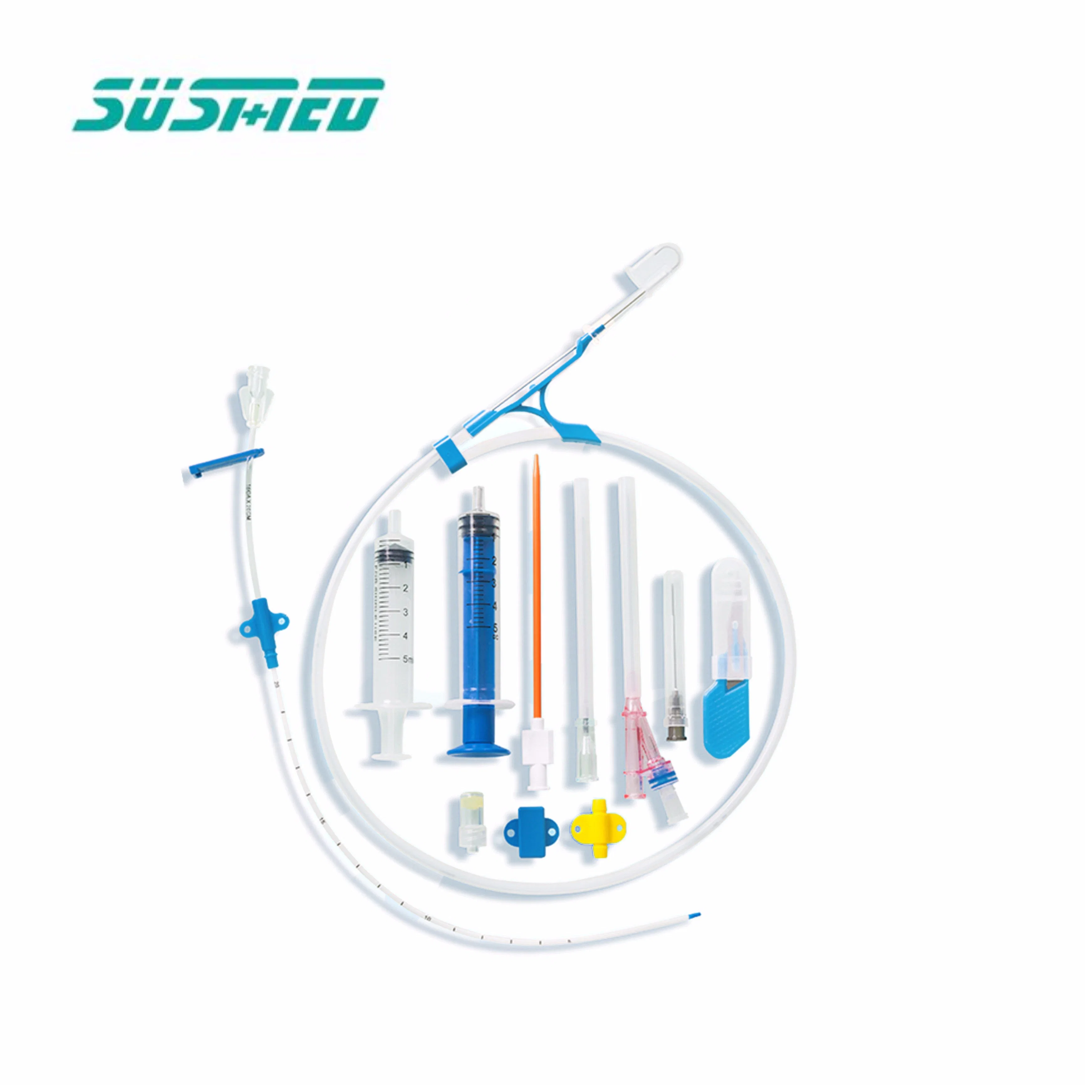 CE ISO Medical Disposable Anti-Effection Central Venous Catheter CVC Kit