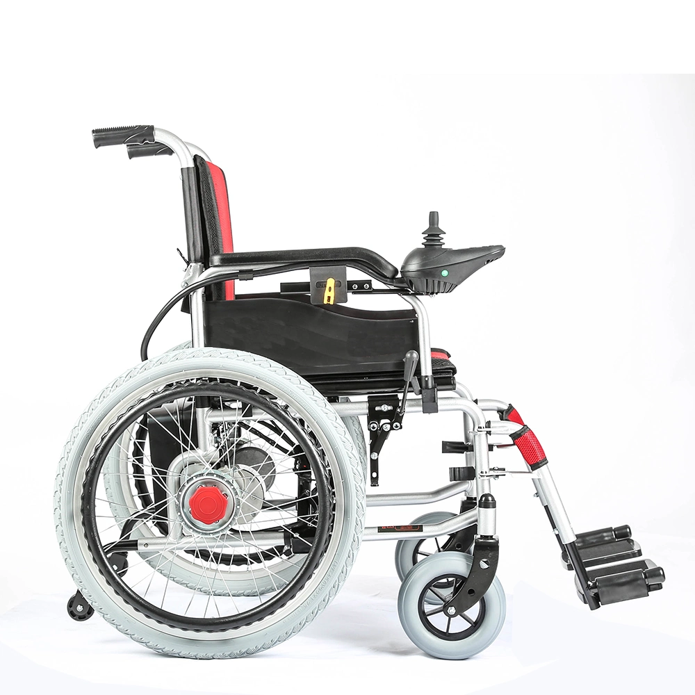 Factory Supply Loading Capacity 100 Kg Lithium Battery Electric Power Wheelchair Lightweight