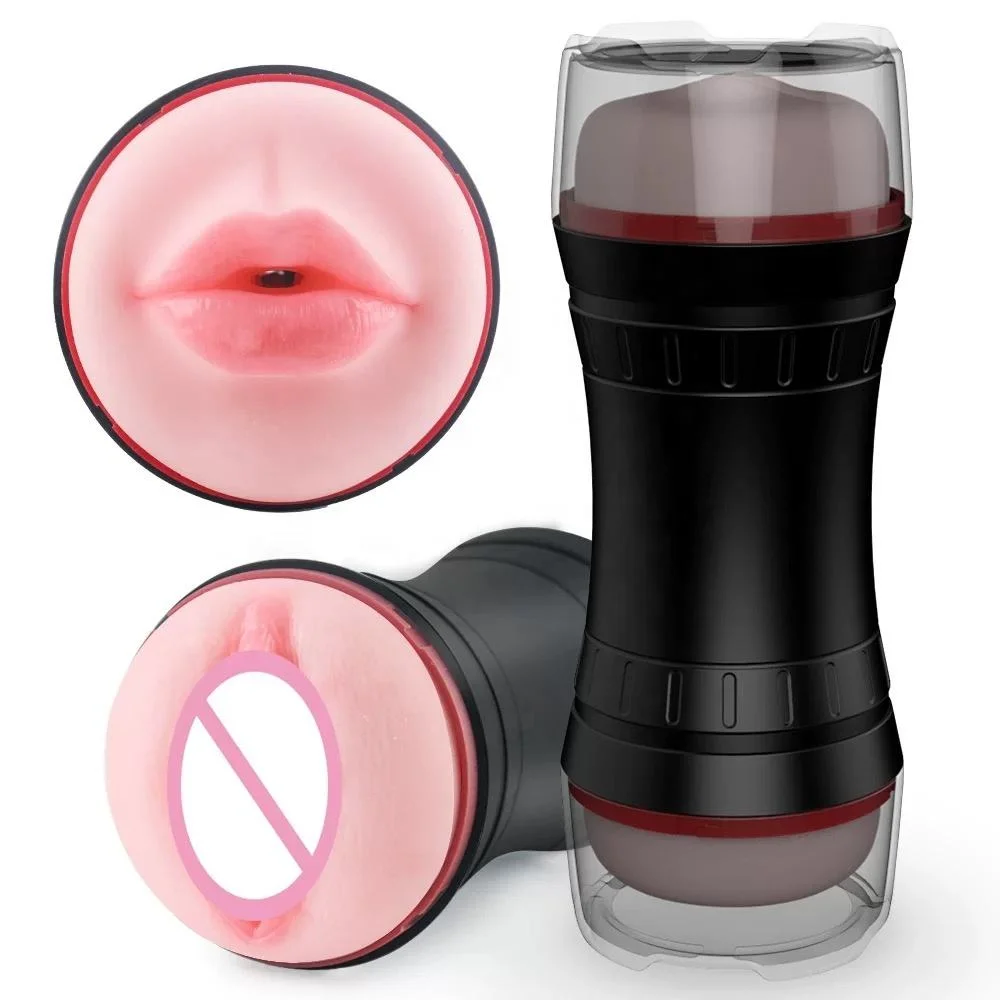 Adult Sex Toys for Men Realistic Oral Mouth Vagina Male Cup Silicone Artificial Pussy Penis Exercise
