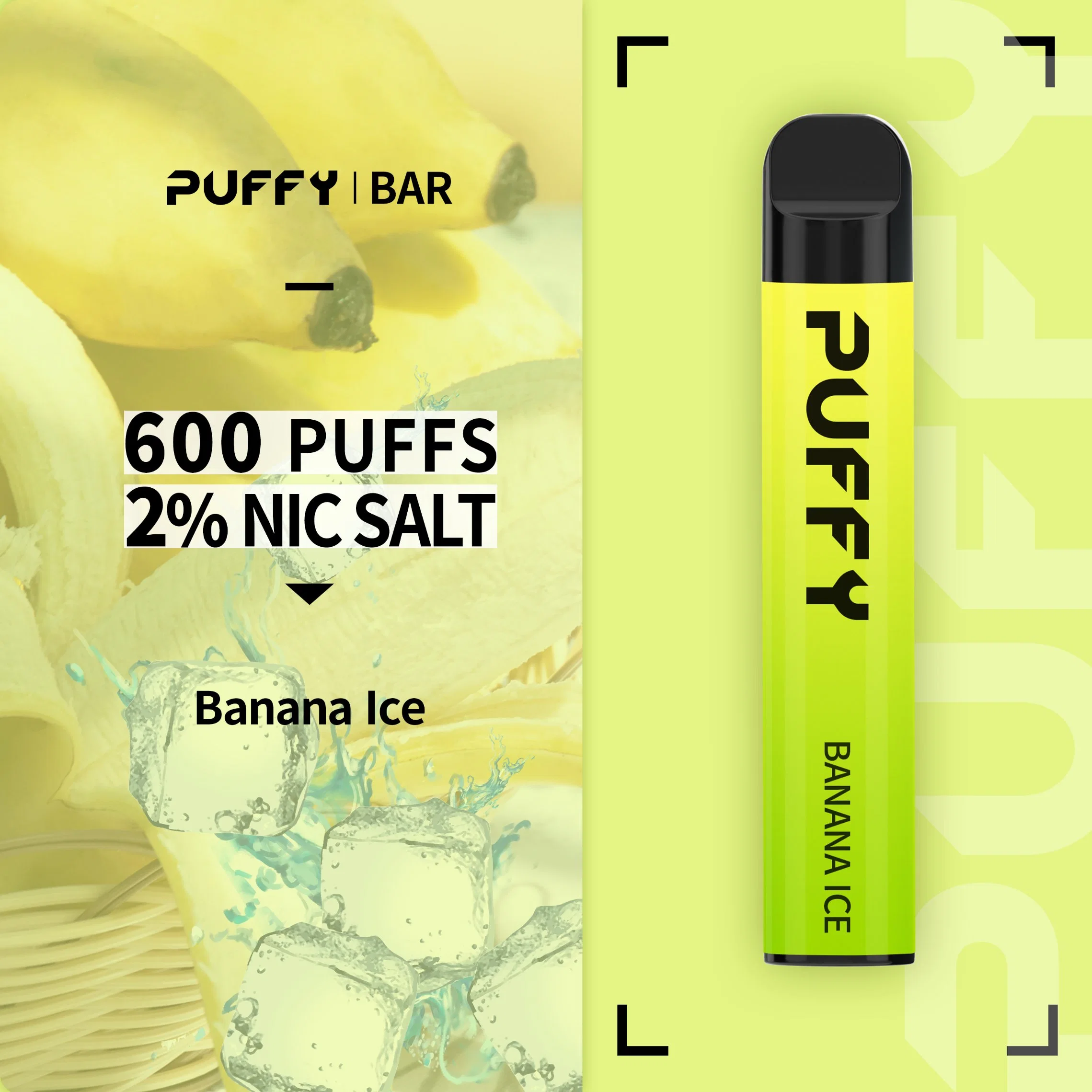 Vape jetable Nouveau produit personnalisé logo original Puffy Mini 600 Fuff cigarette électronique